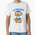 I'm The Boss Duck White 90s Cartoon Tourist Souvenir by kenishahembree