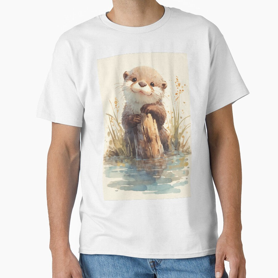 Adventurous Otter Holding the Dock by AshiraCreations