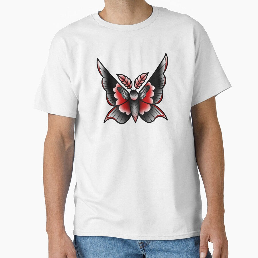 Black and Red Gothic Moth by gabbynrodriguez