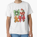 Coquette Christmas Bows Santa Gingerbread Holiday by varin-studio