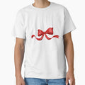 Watercolor Red Ribbon Bow – Cute Festive Decorative Design by EmeryJH