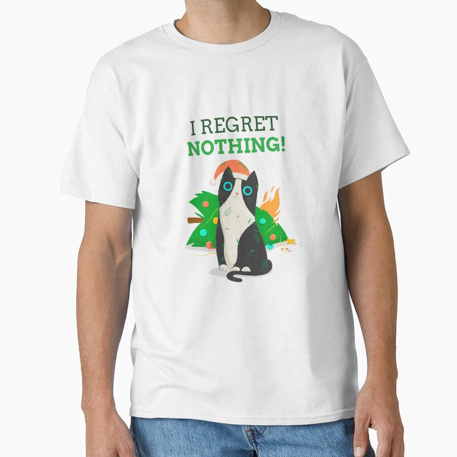 I Regret Nothing Christmas Tree Cat by CtyStyl
