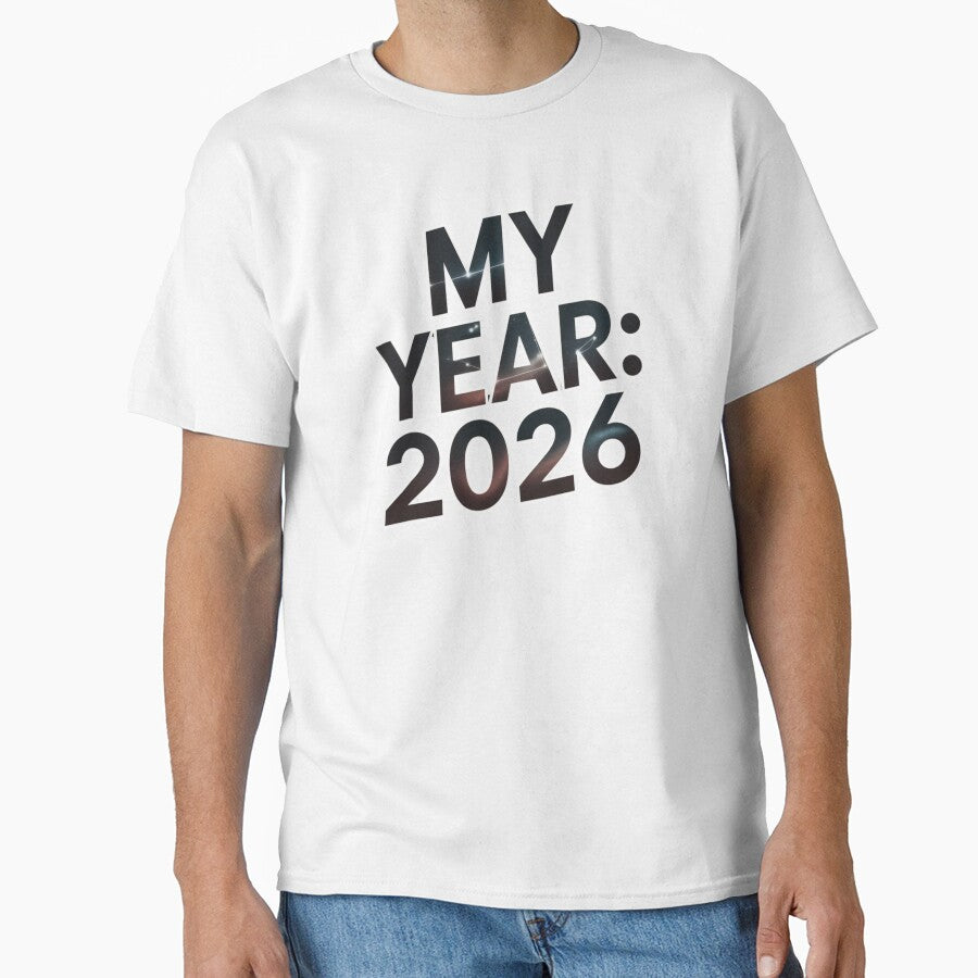 My Year 2026 - Bold Galaxy Typography New Year Statement by DarylWelsh2024