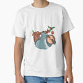 Cute Christmas Hanging Sloth by silviaol