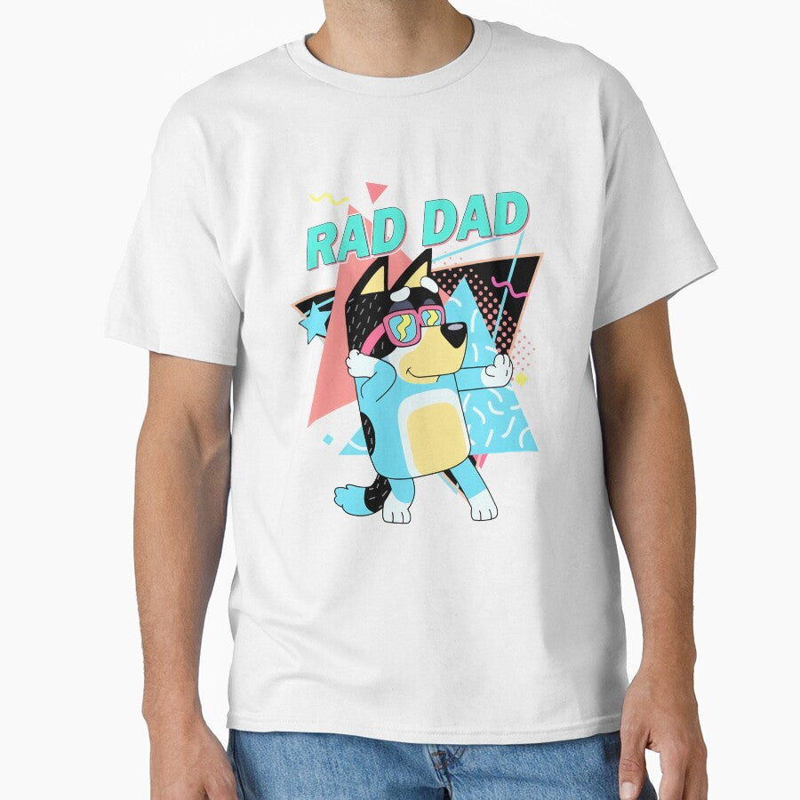 Rad Dad 80s Retro Dab Blueys by oriMarchive