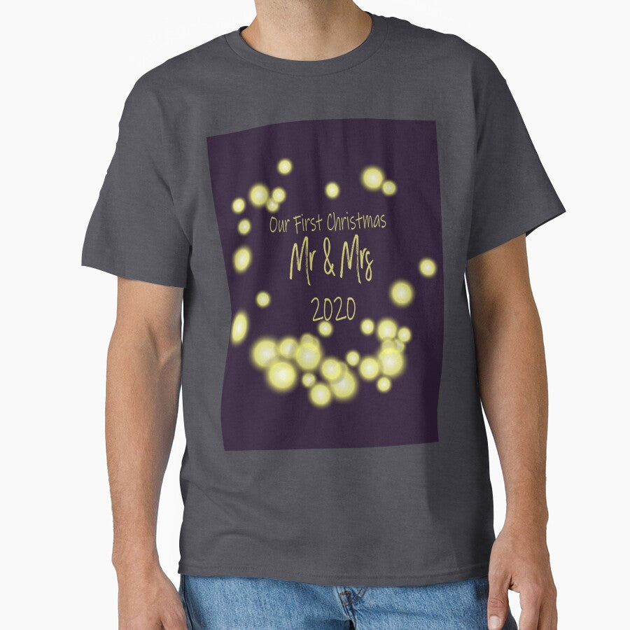 First Christmas as Mr and Mrs Shirt,Christmas Newly Married couple shirt, Christmas Card For Husband on First Christmas, To My Husband on Our First Christmas, by GalleryArtField