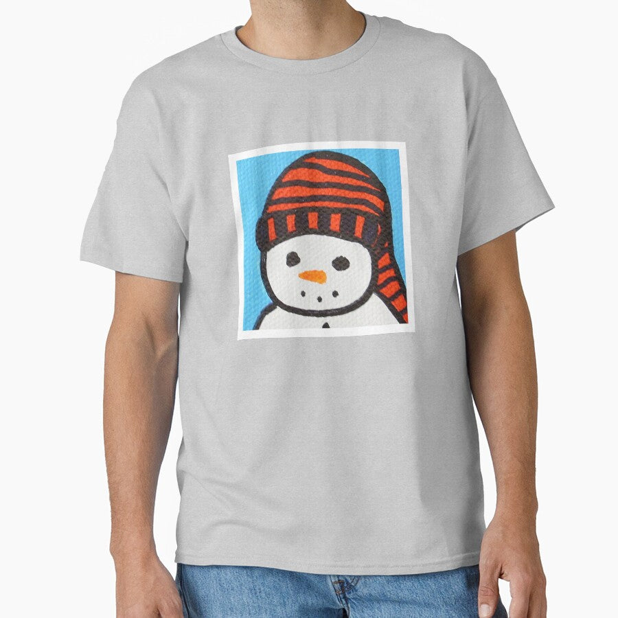 Snowman Portrait #1 by ErinBrieArt