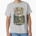 Miles For My Family Every Road Leads Home Trucker Design by Haque Designs