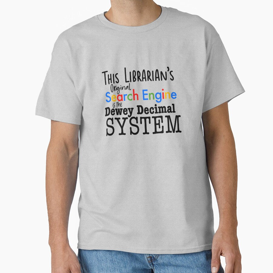 Funny Librarian Dewey Decimal Search Engine System by Chris Clemmensen