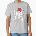Axolotl Christmas Santa Animal Holiday by thepawster
