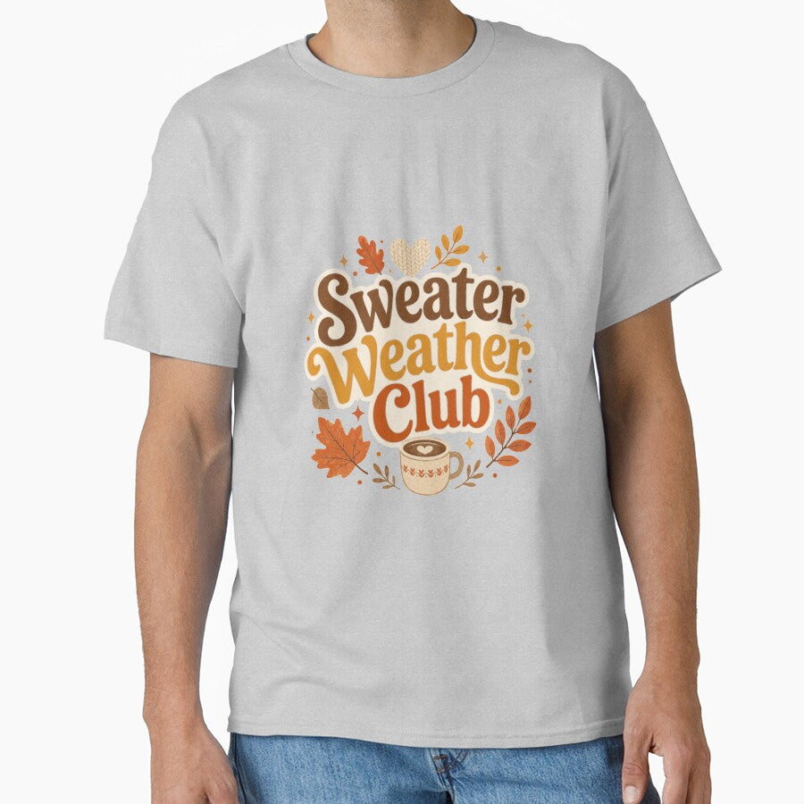 Sweater Weather Club – Vintage Cozy Autumn Design by Bright Little Things