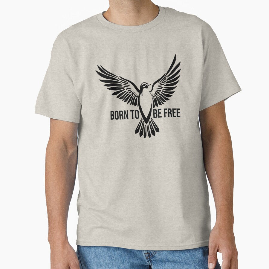 Born To Be Free-black version by FogaradaDesign Unisex
