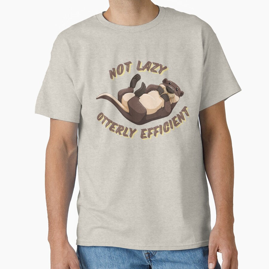 Not lazy otterly efficient funny cute otter lover by GoodyLeo