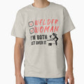 Welder Woman I'm Both Get Over It Funny Welding Classic by POPLIN ⭐ ⭐ ⭐ ⭐ ⭐