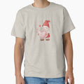 Cute Valentine Gnome – Heart Illustration with Floating Hearts by Xatutik.art