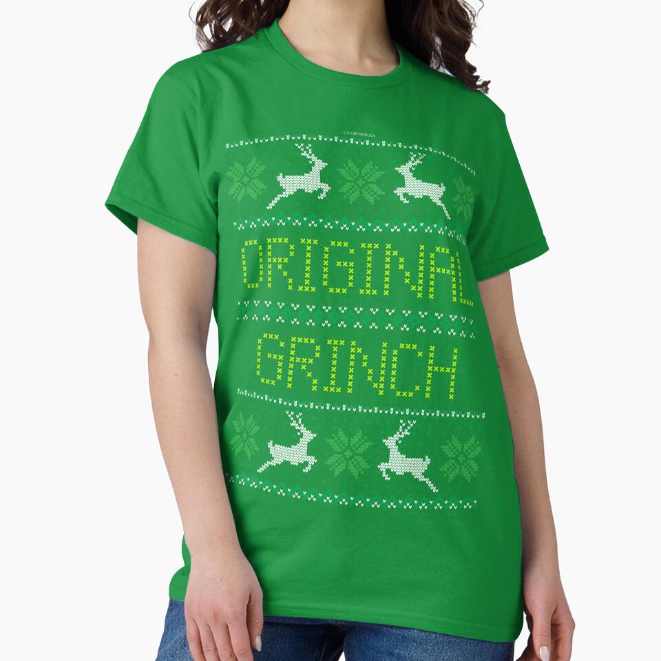 Original Grinch Ugly Christmas Sweater by Normbot2000