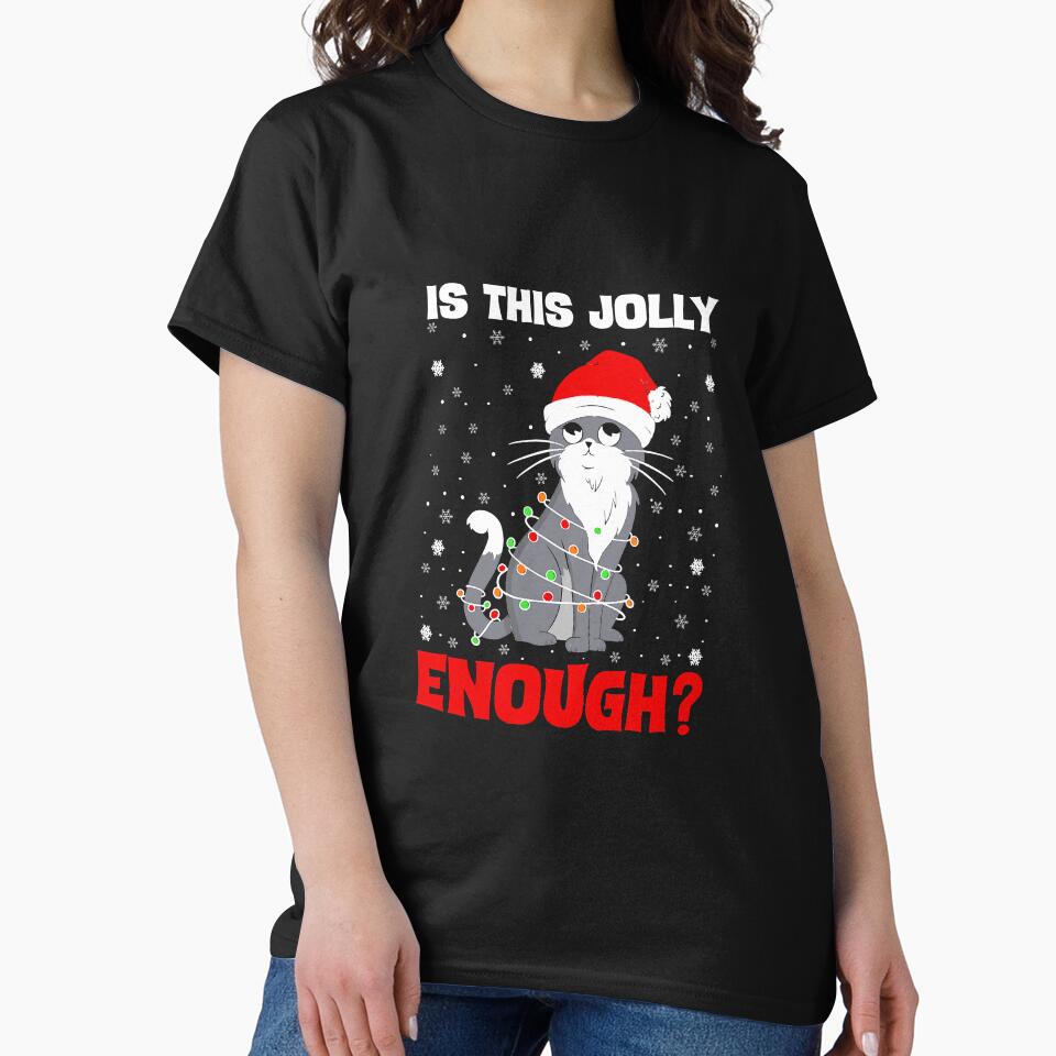Is This Jolly Enough Cat In Christmas by saragrant39