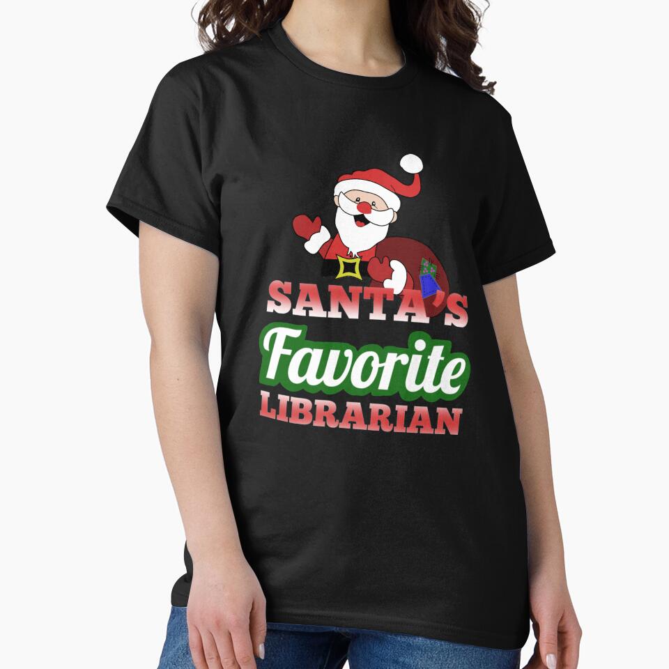 Santas Ffavorite Librarian by Life Is Beautiful
