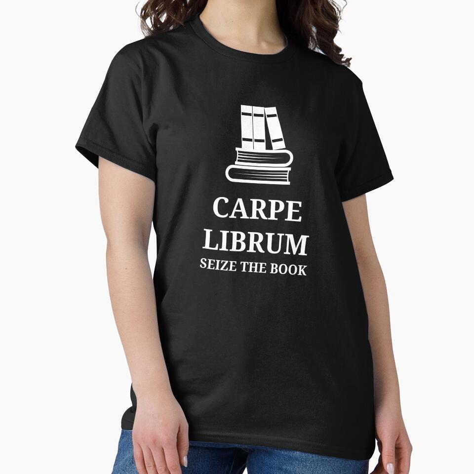 Carpe Librum Book Lover Gift for Librarian or Reader by The Junto Shop