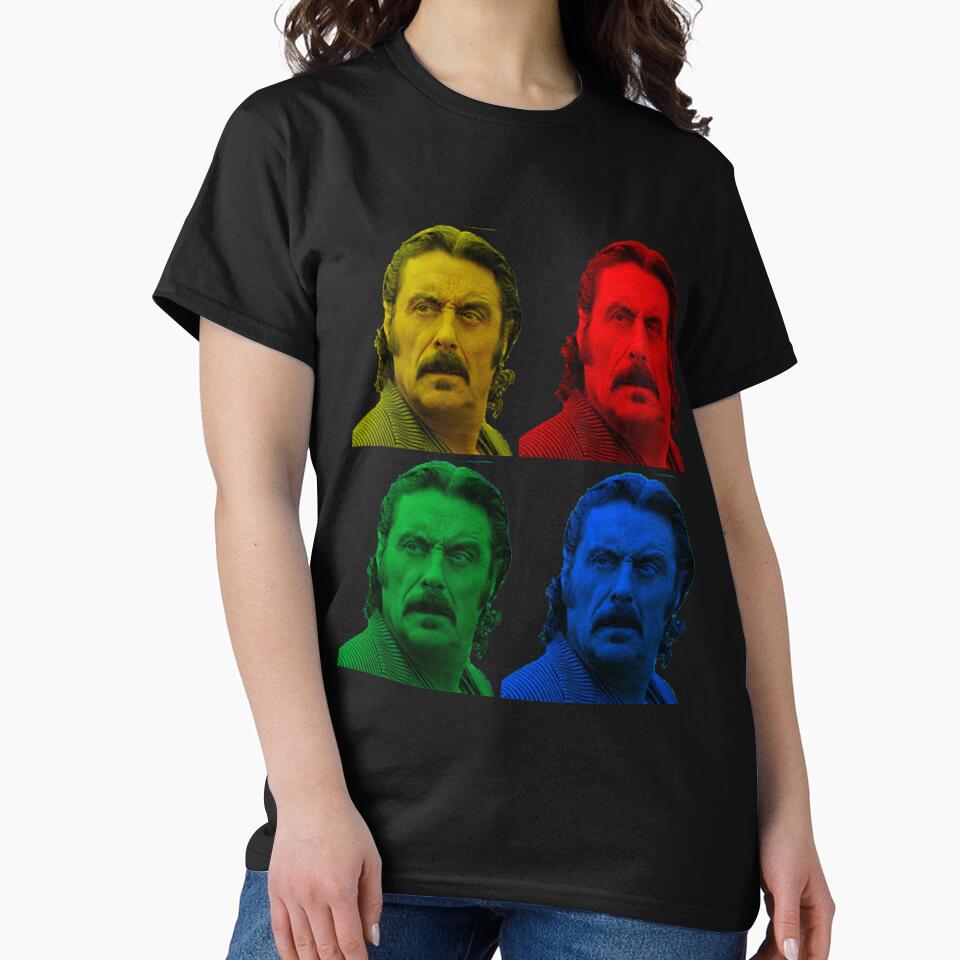 Mens My Favorite Al Swearengen Warholl Wild West Americana Halloween by LeathaKessler