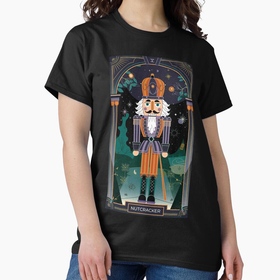 Nutcracker: Holiday Christmas, Festive Design, Tarot Card Style by Mirabilum