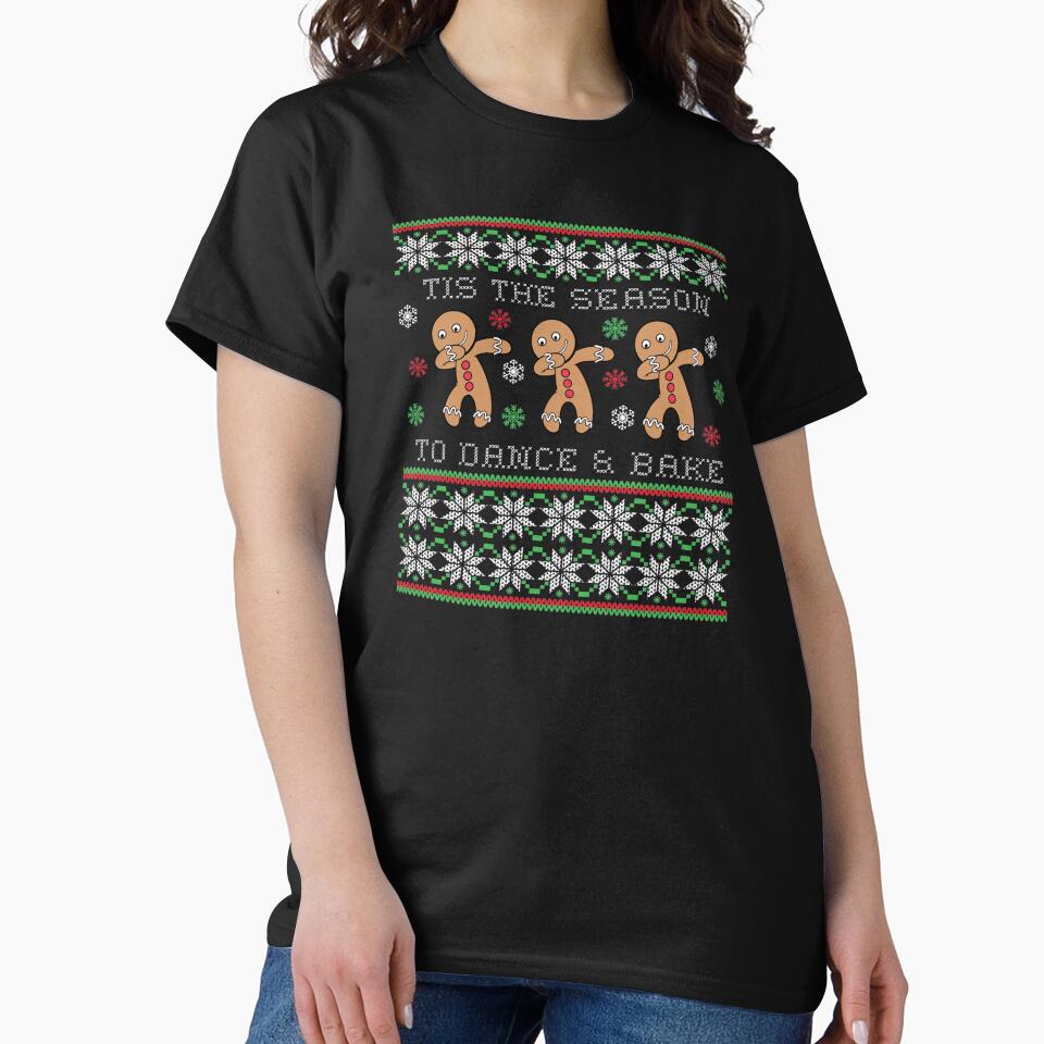 Cookie Baking Ugly Christmas Design - Dabbing Gingerbread by EstelleStar