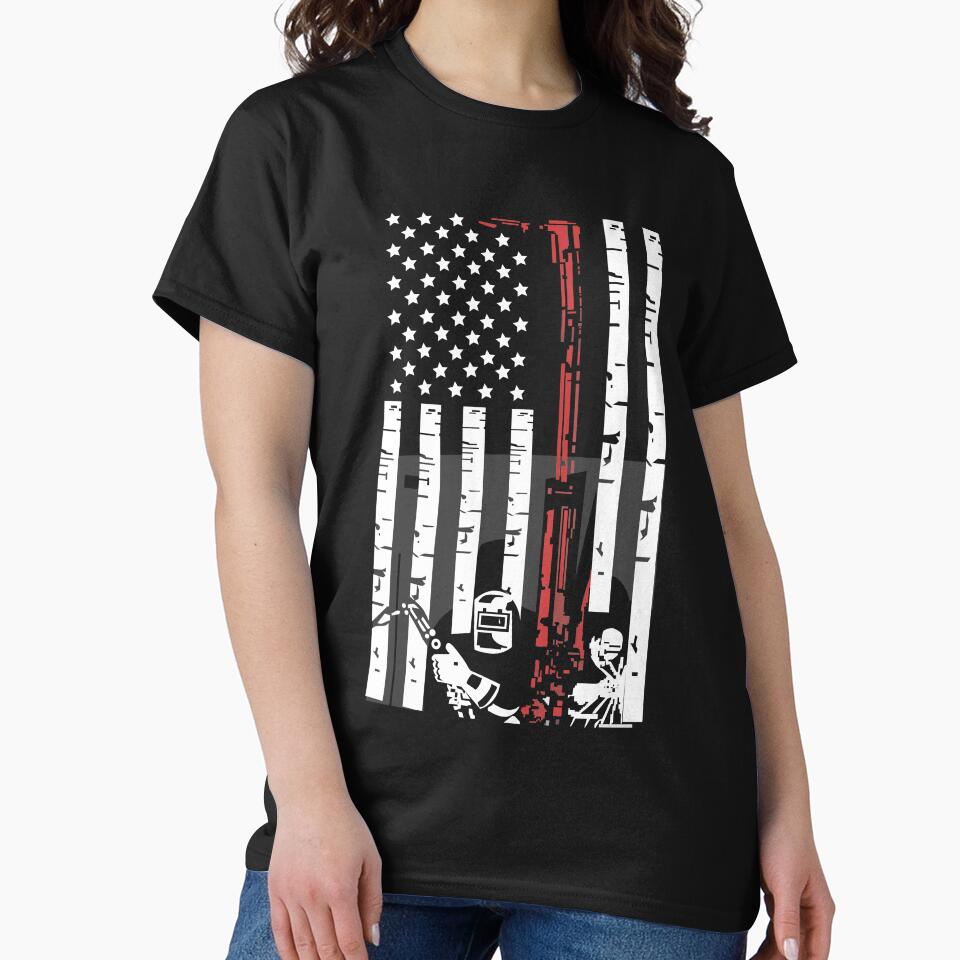 Stars Welder T Shirt by URBANBOX