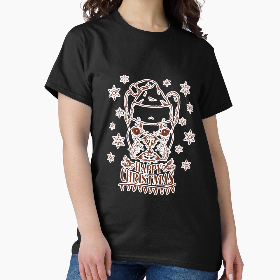 French Bulldog Christmas Pajama Dog by gonzales6422
