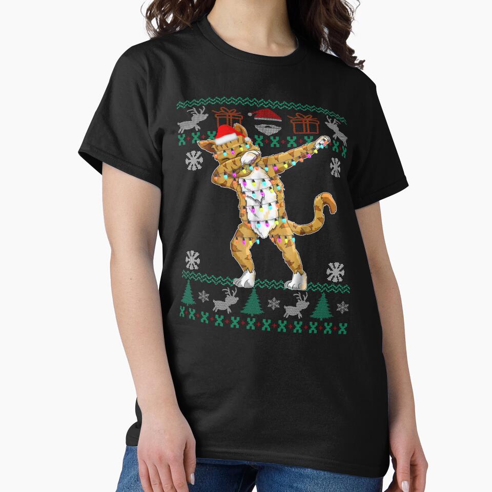 Cat ugly christmas sweater by Kasantimo