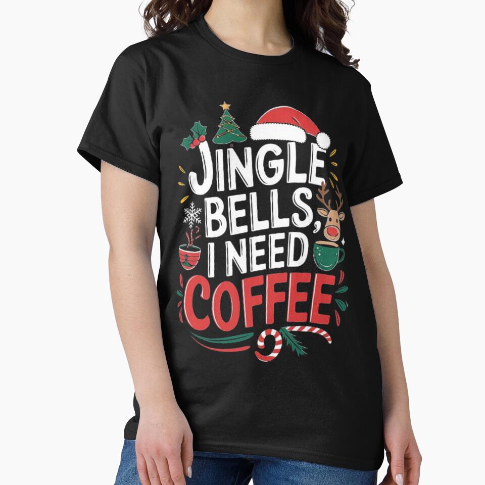Jingle Bells, I Need Coffee, Funny Christmas Coffee by love3617