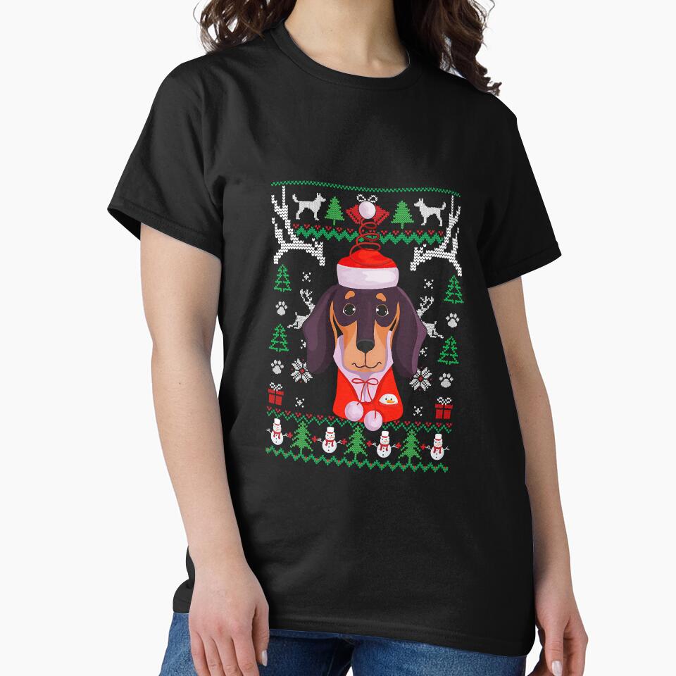 Dachshund Dog Ugly Christmas by reyeskhan79