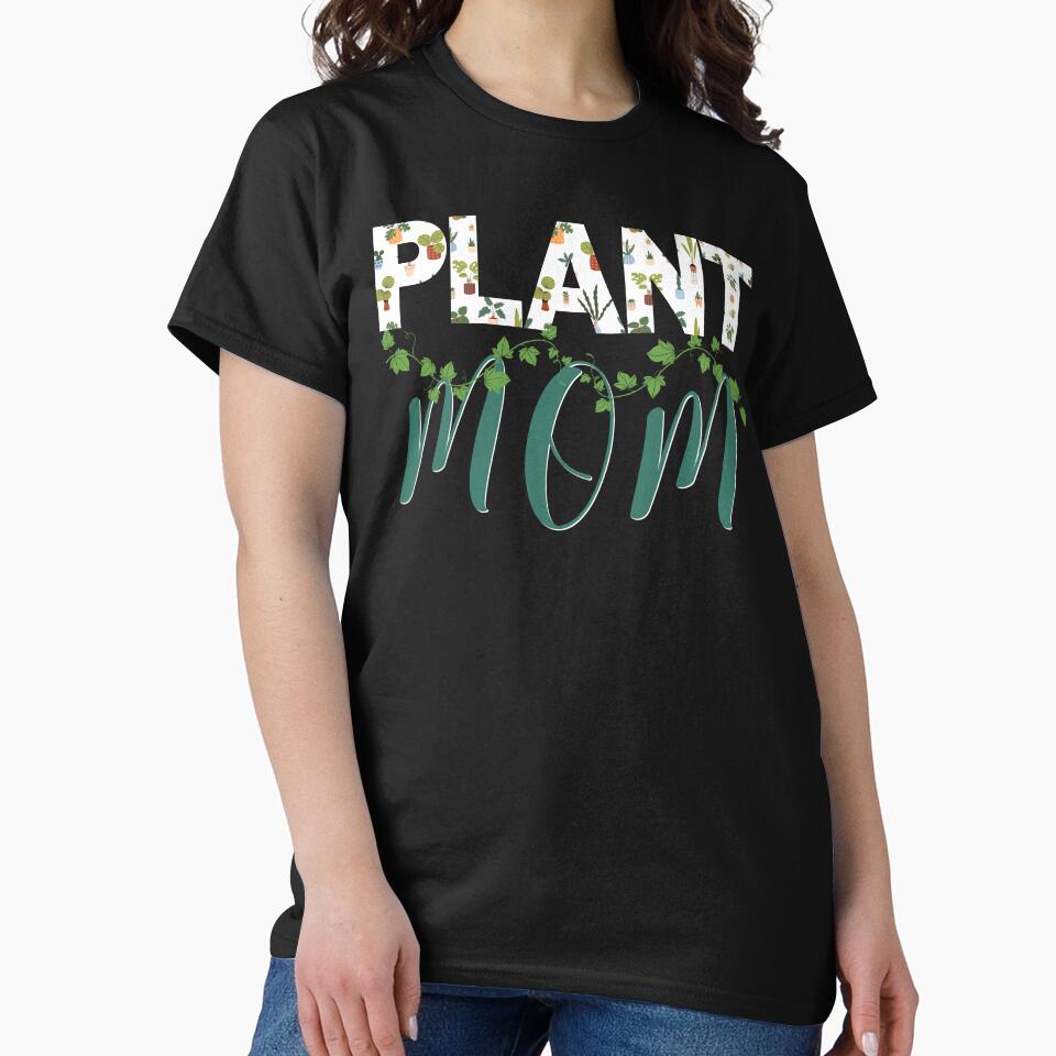 Plant Mom, Lady, Mama  - Houseplant Lover - Green Colorway by emoney14
