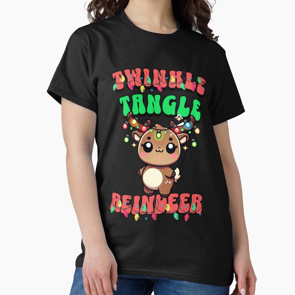 Twinkle Tangle Reindeer by Ridingondaydrea