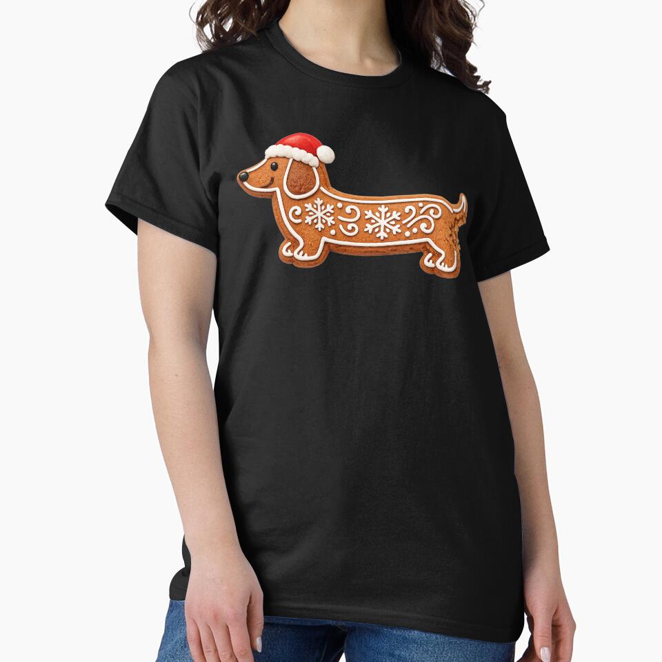 Dachshund Christmas Gingerbread Cookie Weiner Dog Lover by clothesy7