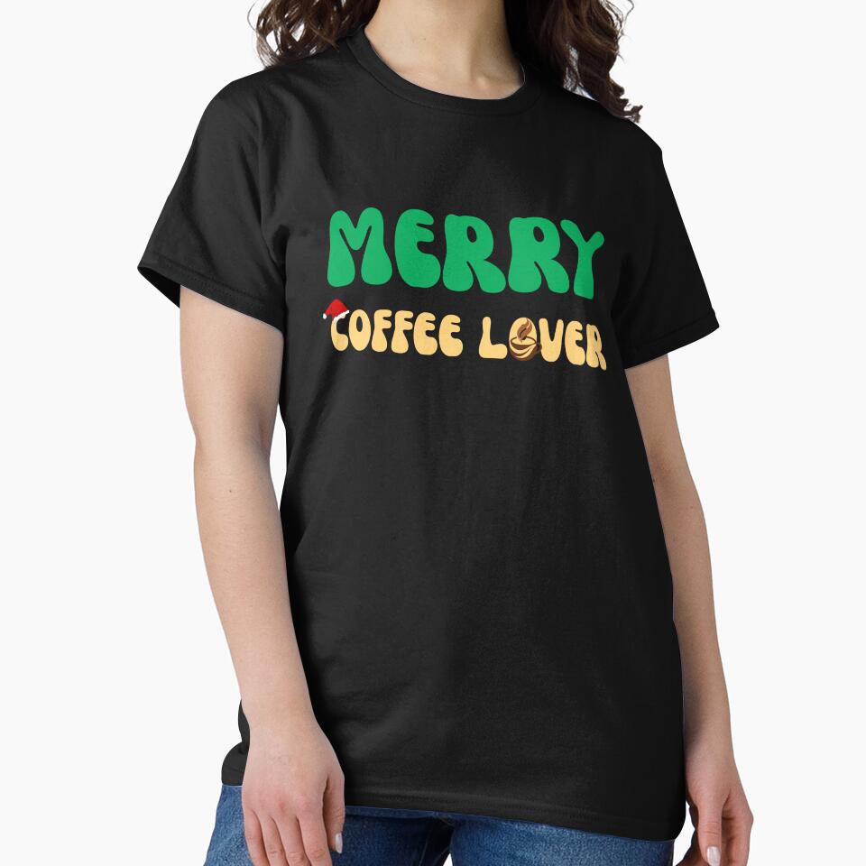 Groovy Merry Coffee Lover Christmas Iced Latte by mumchaosdesigns