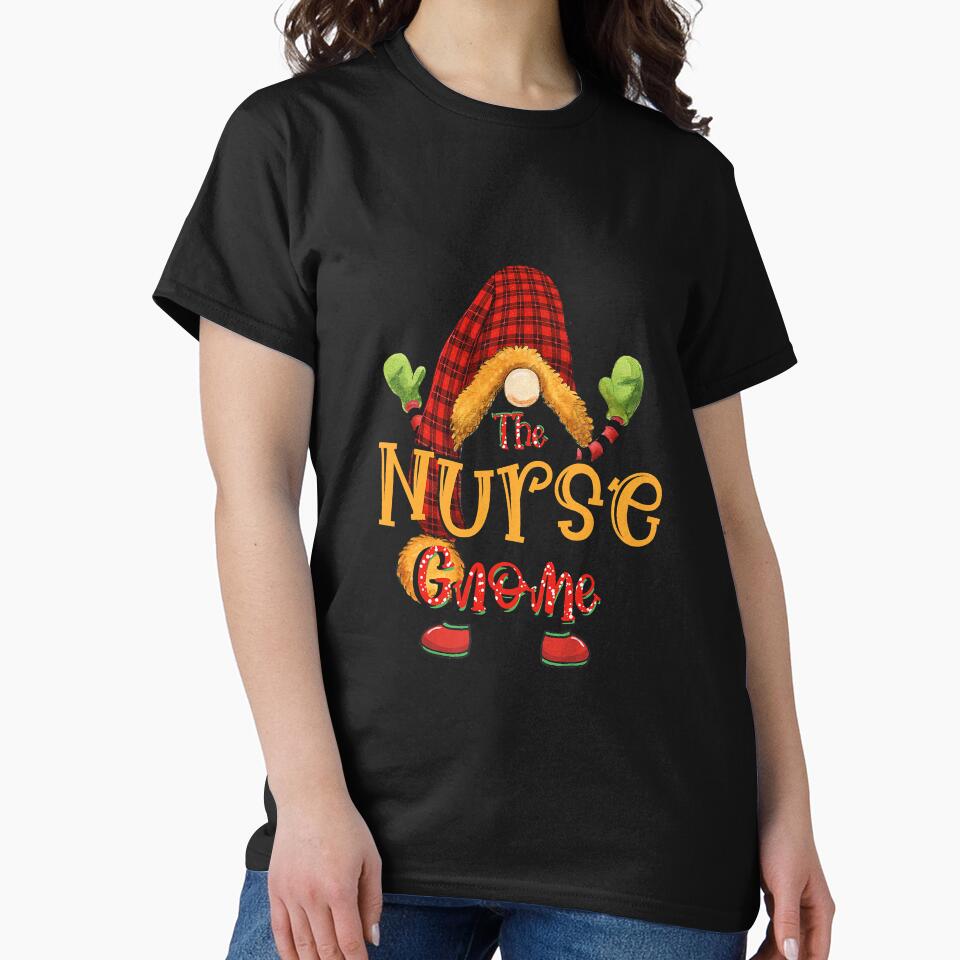 Nurse Gnome Christmas Pajamas Matching by ngophuo065