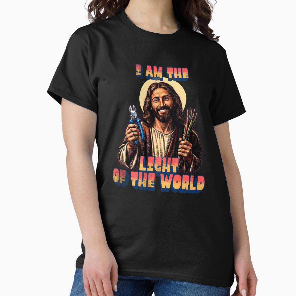 Funny Electrician Jesus - Light Of The World Sparky by UTkiKK
