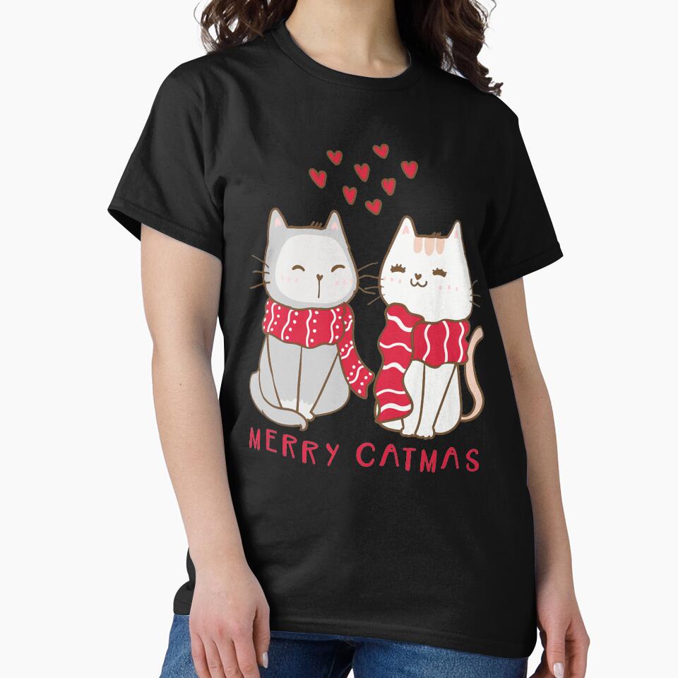 Merry Catmas Christmas Cat by Gemmazzurra