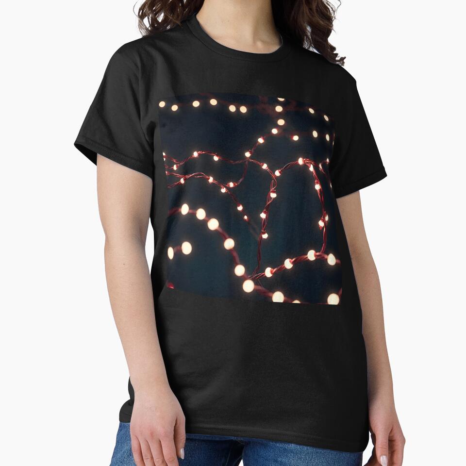 Christmas tree lights in the darkness. by My-fake-places