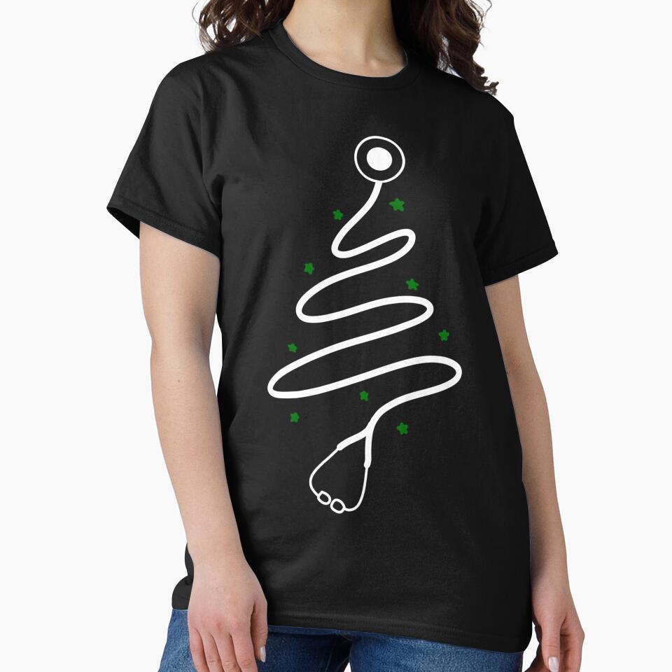 Scribble stethoscope tree (white) by RandiMullins
