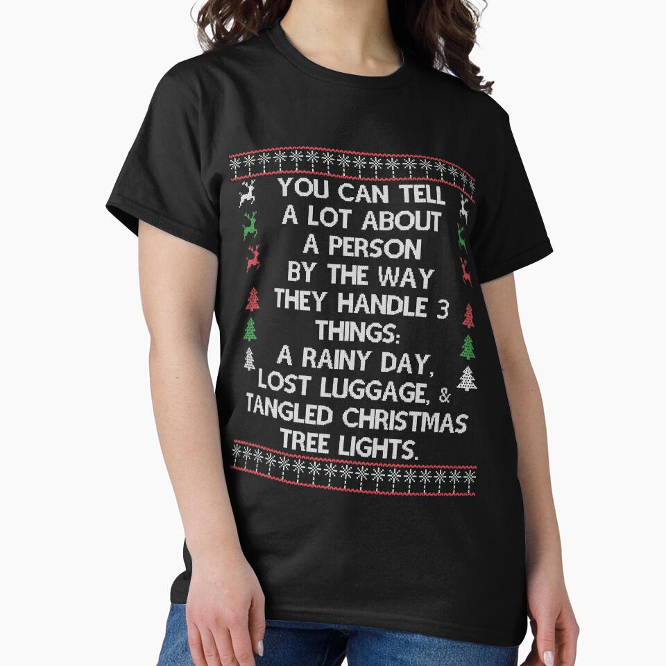 You can tell about a Person Christmas Movie Quote Funny by Sunnyhova