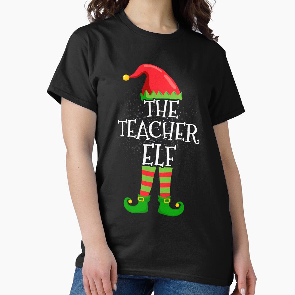 Teacher Elf Family Matching Christmas Group by CosmoKitsch