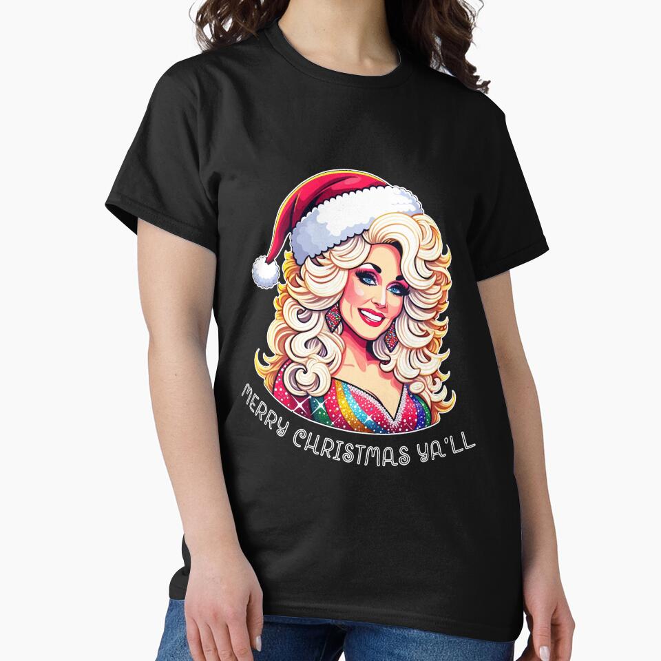 Country Music Merry Christmas Cowgirl Gift by Saltycrowshop