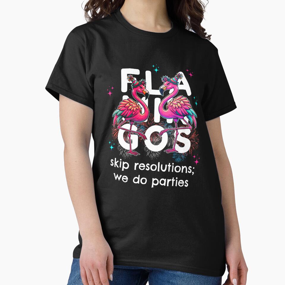 Flamingo New Year 2025 Sarcastic resolution by Oz64
