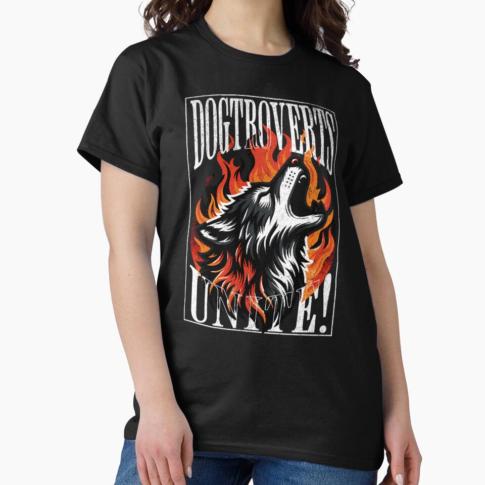 Dogtroverts Unite - Wolf Howling In The Fire by HUBERitC-oCYCN