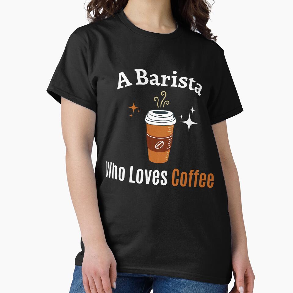 Barista Just Loves Coffee Quote Design Espresso by Africrafts