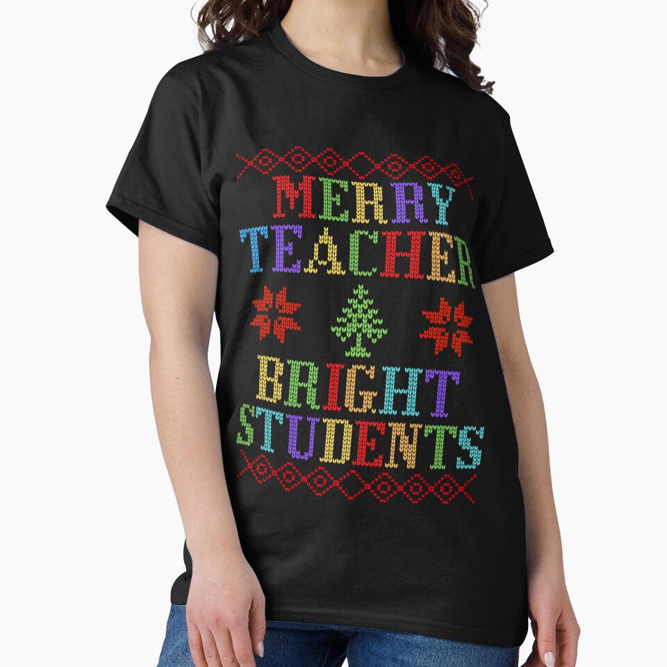 Teacher Ugly Christmas Sweater - Ugly Christmas Sweater For Teachers by BatShirtsCrazy