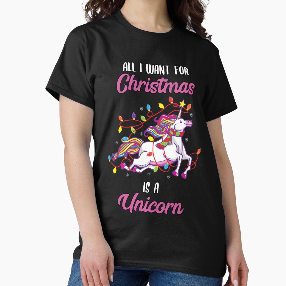 All I want for Christmas is a Unicorn by MGO-Design
