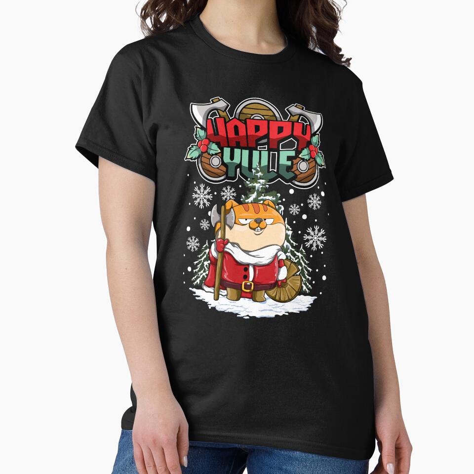 Happy Yule - Viking Christmas - Cat Kitten by anziehend