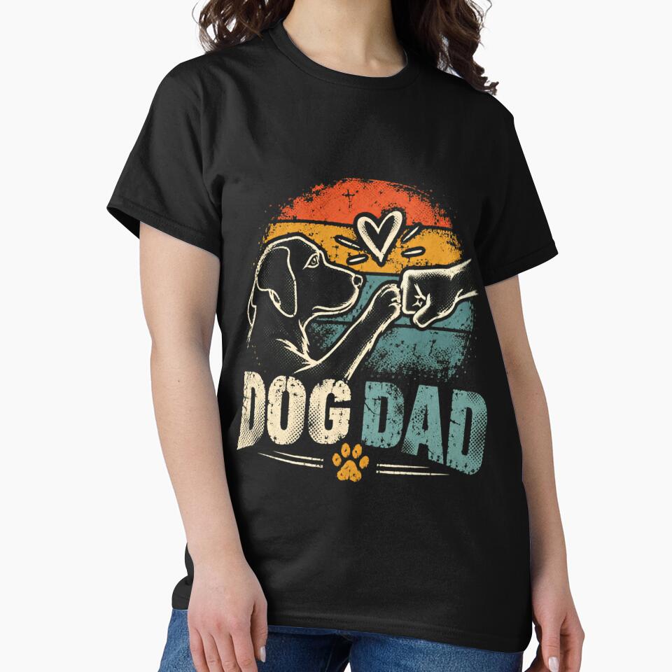 Dog Dad Pet Owner Canine Lover Father Gift by RetroMini2026